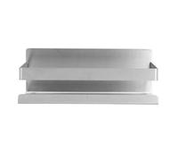 HUSHUI Étagère de Douche en Acier Inoxydable avec Finition Brossée, Support de Douche Mural Antirouille étanche pour Salle de Bain, Acier Inoxydable Durable, Grande capacité 1x