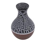 HUSHUI Humidificateur Portatif avec 7 Lumières de Couleur Diffuseur D'huile Essentielle Compact pour Voiture de Bureau à Domicile 100 ML ABS