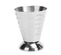 HUSHUI Jigger à Cocktail en Acier Inoxydable, Tasse à Mesurer Durable pour Bar, Pâtisserie et Boissons Mélangées - Capacité 75 Ml, Acier Inoxydable 304, 1 Pièce