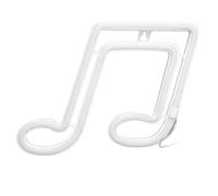 HUSHUI LED Note de Musique Néon Design Élégant Veilleuse pour Fête et Décoration de La Maison Taille 17 Cm X 20 Cm (lumière rose)