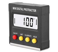 HUSHUI Mini Boîte de Niveau de Rapporteur électronique pour une Mesure D'angle Facile, Conception Portable et Robuste 1 Pièce