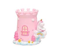 HUSHUI Porte-Crayon, Porte-Stylo créatif, résine Lapin Carotte/Licorne Castell Crayon Organisateur Brosse Ciseaux Support de Rangement décoration de Bureau