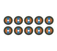 HUSHUI Roue à Découper Ultra Fine, 10 Pièces, pour une Coupe Rapide du Métal et de L'acier Inoxydable, 4-1/6 X 2/3 Pouces