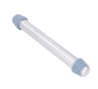 HUSHUI Rouleau à Pâtisserie Antiadhésif en Acier Inoxydable, avec Anneaux de Guidage en Silicone pour la Cuisson et le Roulage de la Pâte, 16,5x2,2 Pouces