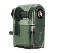HUSHUI Taille-crayon Manuel Réglable 7 Vitesses pour une Utilisation Portable à la Maison et au Bureau, Vert Transparent