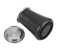 HUSHUI Tamis à café en Poudre, en Acier Inoxydable, à Mailles Fines, pour Brassage à Domicile, Récipient Durable 304 de 8x10cm (Noire)