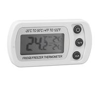 HUSHUI Thermomètre Numérique pour Réfrigérateur, étanche, Double Paquet, avec Mesure Précise, pour Cuisines, Voitures et Camping, ABS Blanc