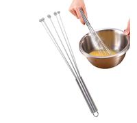 Husoiuy Fouet À Billes En Acier Inoxydable | Batteur À Œufs Manuel | Fouet À Ballon De Cuisine | Mélangeur De Cuisine - Pour Œufs, Farine, Viande, Gâteau, Cuisson, Assaisonnement, Mélangeurs Manuels