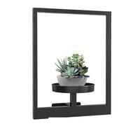Husoiuy Porte- Mural pour Cadre Photo, étagère à pour fenêtre, en métal, décoration Murale pour l'intérieur et l'extérieur, pour Salon, Balcon, Jardin, terrasse