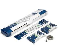 Husqvarna 1/4" 1.1mm 60 DL SP11G 10" bar + 2 chaînes + jeu de tambours