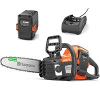 Tronçonneuse sans fil Husqvarna 215i à une main avec batterie et chargeur (kit batterie), 12,25 pouces, UE