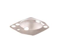 Husqvarna 501767101 Plaque de silencieux d'origine pour tronçonneuse 50 51 55 - Pièce de rechange - Ajustement parfait - Résistant à la chaleur - Durable - Qualité d'origine