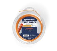 Husqvarna 529337011 Fil de débroussailleuse Rond TrimForce 241,3 cm x 42,6 m, Orange