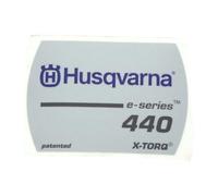 Husqvarna 544463601 Autocollant de rechange pour tronçonneuse 440E 440 e-series 440 e-series II