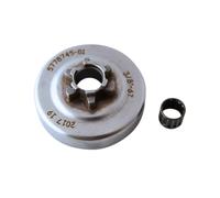 Husqvarna 578257101 Tambour d'embrayage d'origine 3/8" 6 dents pour Husqvarna 135, 135E, 140, 140E et McCulloch CS350, CS390 - Roue de chaîne, cloche d'embrayage, tronçonneuse
