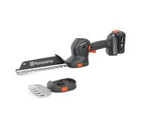 Husqvarna Aspire S20-P4A Sécateur à gazon sans fil 18 V avec batterie 2 Ah et chargeur, longueur de coupe 20 cm, sécateur 2 en 1 pour bordures de pelouse et arbustes Power for All Alliance