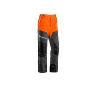 Husqvarna Pantalon de protection anti-coupure compatible avec une tronçonneuse EN381 classe 1 (20 m/s) - Orange/gris