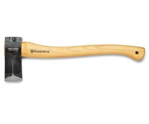 Husqvarna Petite hache à fendre (50 cm 1,322 kg) Hache forgée à la main avec manche en bois, forstaxt, hache, hache forestière, hache