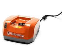 Husqvarna QC330 Chargeur de Batterie Lithium-ION 40 V pour Batteries Lithium-ION Husqvarna 40 V, avec Mode économie d'énergie pour économiser l'énergie, Orange