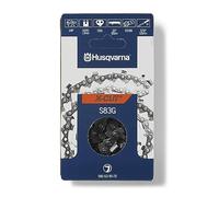 Husqvarna X-Cut S83G Chaîne de tronçonneuse de 50,8 cm, pas de 0,1 cm, calibre 127 cm, lame de rechange à 72 maillons d'entraînement, pré-étirée et faible retour, gris