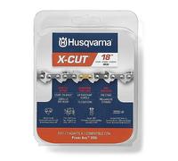 Husqvarna X-Cut S93G Chaîne de tronçonneuse de 45,7 cm, pas de 9,5 mm, calibre 127 cm, 62 maillons d'entraînement, chaîne de rechange 350i