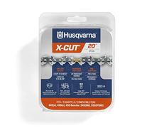 Husqvarna X-Cut SP33G Chaîne de tronçonneuse de 50,8 cm, pas de 825,5 cm, calibre de 127 cm, 80 maillons d'entraînement, lame de rechange pré-étirée avec lubrification supérieure et faible retour,