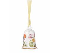 Hutschenreuther Cloche de Fleurs en Porcelaine 2026, à Suspendre, Ø 5 cm x H 7,2 cm, édition de Collection de Pâques, en Porcelaine Multicolore, Motif Messager du Printemps, dans Un Coffret Cadeau