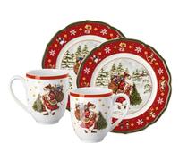 Hutschenreuther Happy Wintertime H. Wintertime Red Set de 4 pièces
