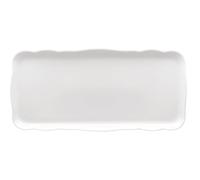 Hutschenreuther Hutschreuter 02013-800001-12844 Plat à Cake Rectangulaire Porcelaine Blanc 40,3 x 18,8 x 3,8 cm