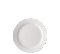 Hutschenreuther Maria Theresia Assiette Petit-Déjeuner, avec Aile, Porcelaine, Blanc, Passe au Lave-