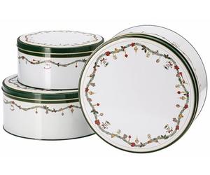Hutschenreuther Nora Christmas Lot de 3 boîtes à biscuits