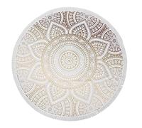 HUTSRAI de Plage en Microfibre Ronde de Plage Boho Hippie Indienne avec Glands Couverture Enveloppante SurdimensionnéE Tapisserie de Voyage