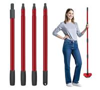 Huucozn Kit de poignée de serpillère compatible avec Vileda Turbo 2 en 1 - Balai serpillère amovible - Poignées réglables de 76 cm à 147 cm - Pour nettoyage du sol - Pour carlin