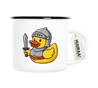 Huuraa Canard de bain chevalier tasse en émail