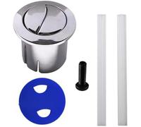 HUVNEXA Bouton poussoir à corps court pour réservoir de toilette | à pour double chasse, pour Roca D1D avec tiges unies AH0002100R