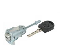 HUVNEXA Cylindre de Serrure de Porte conducteur à Anneau Gauche, for Seat, Cordoba Ibiza III 6L3837167B 6L3837168B avec clé 2002 - 2008 Serrure de Porte de Voiture(RINGT1 x Key)