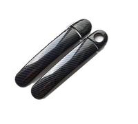 HUVNEXA For Seat, Ibiza MK3 6L 2003 2004 2005 2006 2007 2008 2009 Chrome poignée de porte de voiture en Fiber de carbone couvre accessoires de voiture autocollants Bouclier de poignée de porte(Model 6