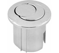 HUVNEXA Roca Style AH0001800R Bouton-poussoir chromé pour double chasse | pour tiges filetées, corps court D2D