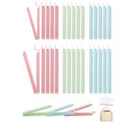 HUVZOR 30 Pièces Alimentaire D'étanchéité Clips, Clip Fermeture Sachet, Pince Alimentaire Plastique, Clip Fermeture Cuisine Réutilisable, Clip Fermeture Sac pour Emballage Cuisine Bonbons Snack