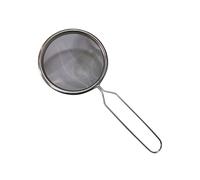 Huxibai Tamis à mailles fines - Passoire de cuisine 12 cm - Filtre à farine, écumoire en acier inoxydable pour maison et restaurant, passe au lave-vaisselle