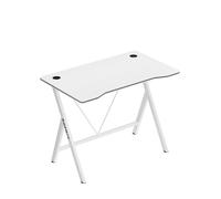 huzaro Hero 1.4 | Bureau PC Gaming | 100 x 50 cm | Poste Gamer | Design Ergonomique | Panneau MDF Structure Carbon | Construction Solide | Blanc