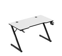 Huzaro Bureau gaming Hero 2.5 – Ergonomique 120x60 cm, structure Carbon, blanc