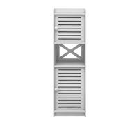 huzhou Meuble de Salle de Bain, Armoire d’Angle avec Porte et Étagères, Cuisine, Salle à Manger,Meuble Salle de Bain,Meuble Toilettes WC Rangement,Tiroir, Compartiment (22 * 20 * 75 cm ✩Blanc)