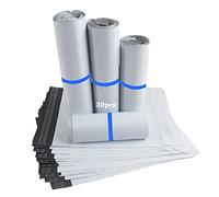 HVDHYY Enveloppe Plastique Expédition Grand Format Sacs d'expédition Plastique Sac Colis Envoie Vinted Auto-adhésif, Imperméable et Inviolable Blanc 30cmX42cm,40cmX55cm, 50cmX60cm, 50cmX70cm(30pcs)