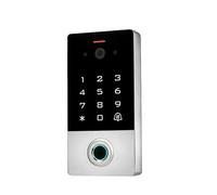 HVSYVVSRL Interphone Vidéo 1080P for Système De Contrôle D'accès À Domicile Clavier par Empreinte Digitale WiFi Ouvre-Porte Et sans Moniteur Audio Bidirectionnel(VF1)