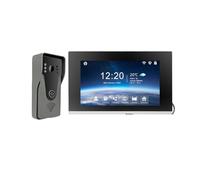 HVSYVVSRL Système D'interphone Vidéo 1080P Interphone for La Maison sans Fil WiFi Intelligent avec Sonnette De Vision Nocturne Infrarouge Détection Mouvement Audio Bidirectionnel(H-R6-P356B-M503BA-B)