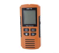 HW-710 Détecteur mural 5 en 1 avec écran LCD, capteur intelligent pour métal et bois, détection de fils AC jusqu'à 80 mm de profondeur, scanner multifonction ergonomique pour cloison sèche