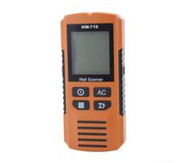 HW-710 Détecteur mural 5 en 1 avec écran LCD, pour scanner le bois de cloison sèche et les fils AC jusqu'à 80 mm de profondeur