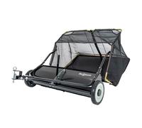 HW-SWEEPER ramasse-feuilles pour tracteur tondeuse 370 L, largeur de balayage 96 cm, balayeuse de jardin