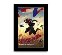HWC Trading Spider-Man : Into the Spider-Verse Cadeaux imprimés affiche photo autographe signée pour les fans de cinéma (ID-003740) - A4 Impression Uniquement